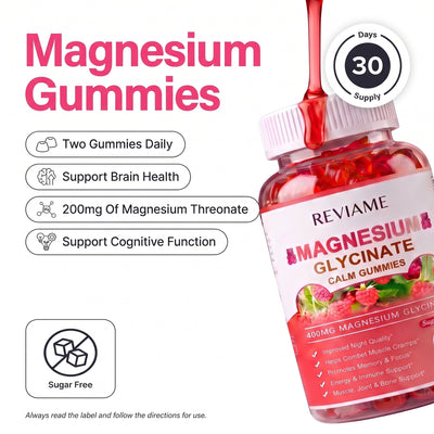 Magnesium Gummies 400mg Equivalent with L-Threonate