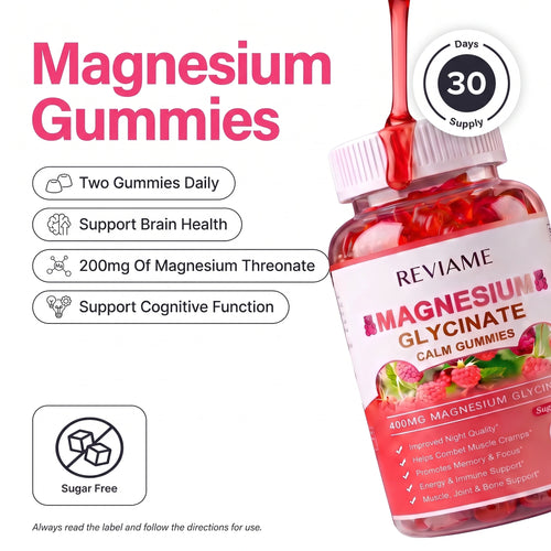 Magnesium Gummies 400mg Equivalent with L-Threonate